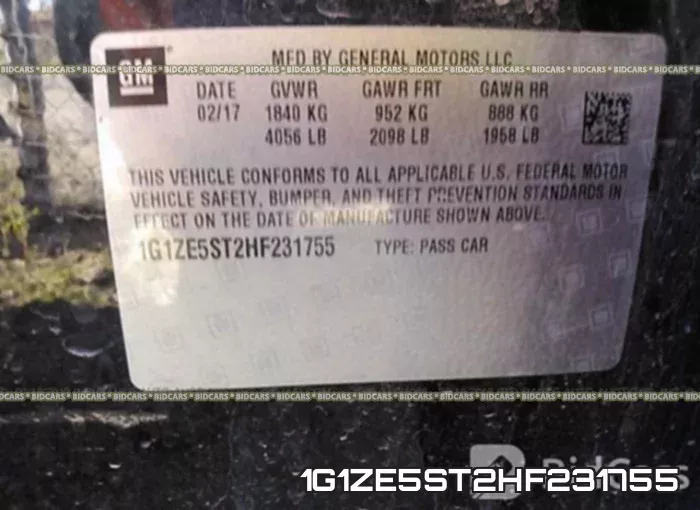 1G1ZE5ST2HF231755 фото 10