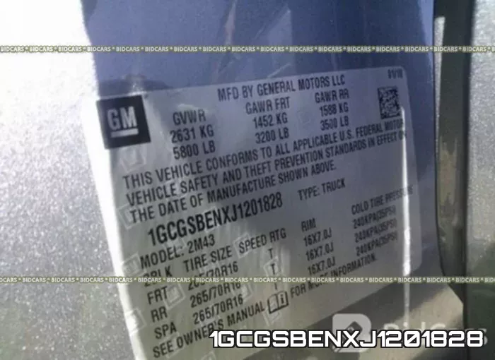 1GCGSBENXJ1201828 фото 10