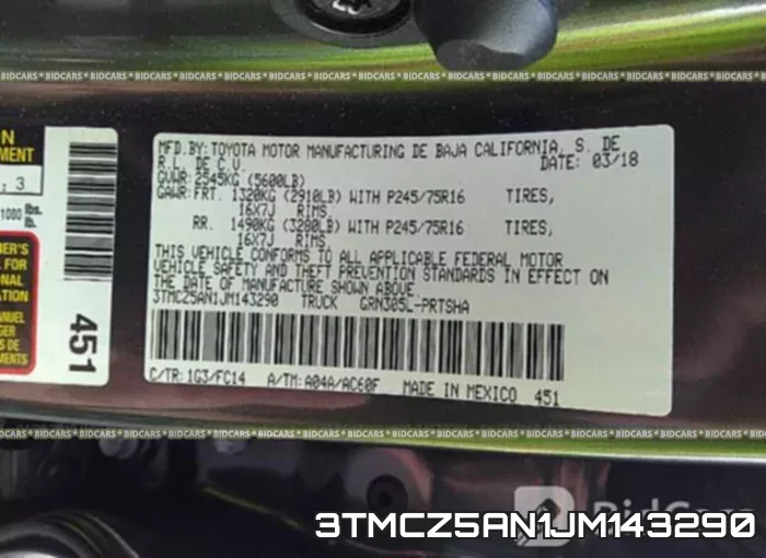 3TMCZ5AN1JM143290 фото 10