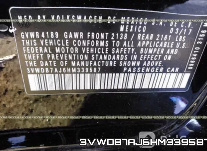 3VWDB7AJ6HM339587 фото 10