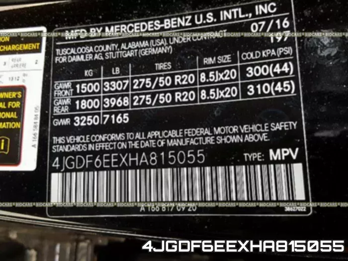 4JGDF6EEXHA815055 фото 2
