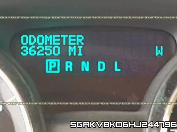 5GAKVBKD6HJ244796 фото 9