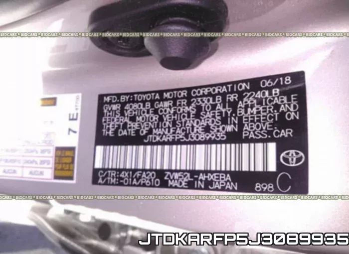 JTDKARFP5J3089935 фото 10