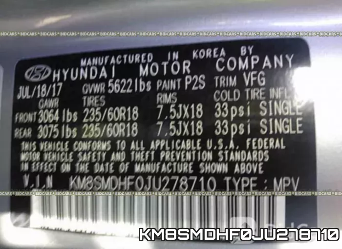 KM8SMDHF0JU278710 фото 10