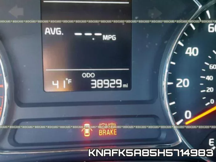 KNAFK5A85H5714983 фото 9