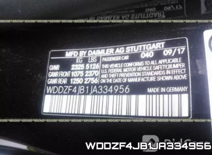 WDDZF4JB1JA334956 фото 10