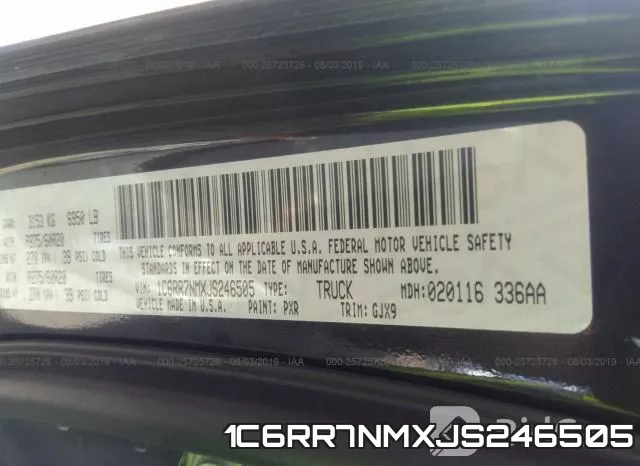 1C6RR7NMXJS246505 фото 10