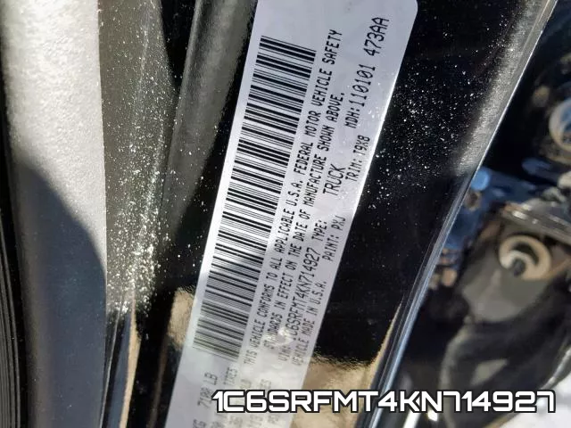 1C6SRFMT4KN714927 фото 2