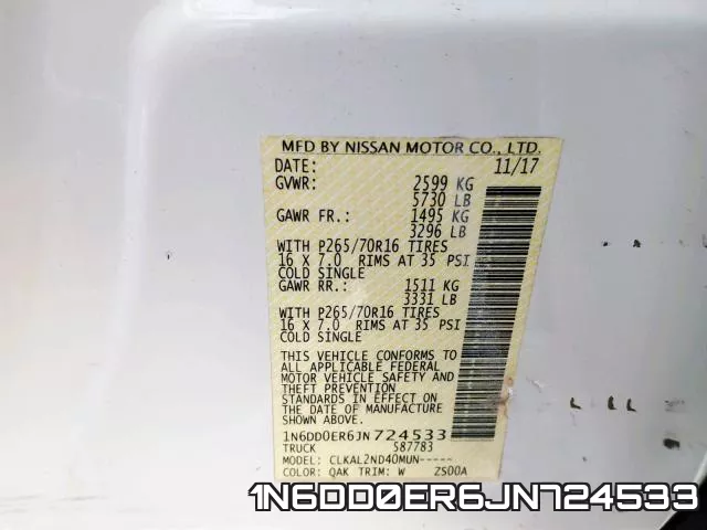 1N6DD0ER6JN724533 фото 2