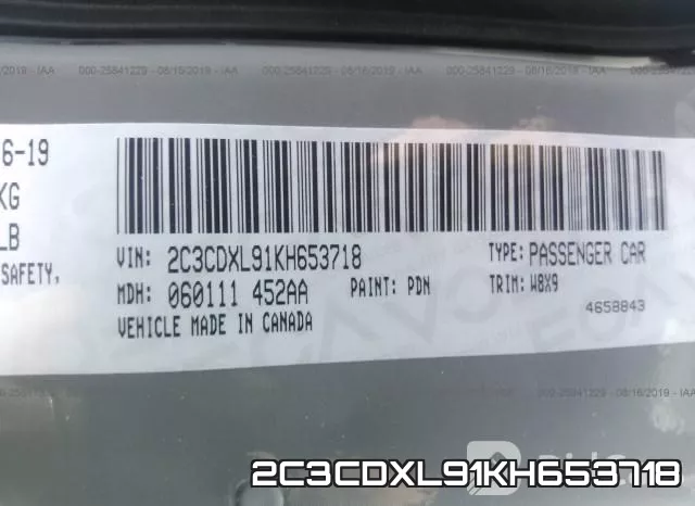 2C3CDXL91KH653718 фото 10