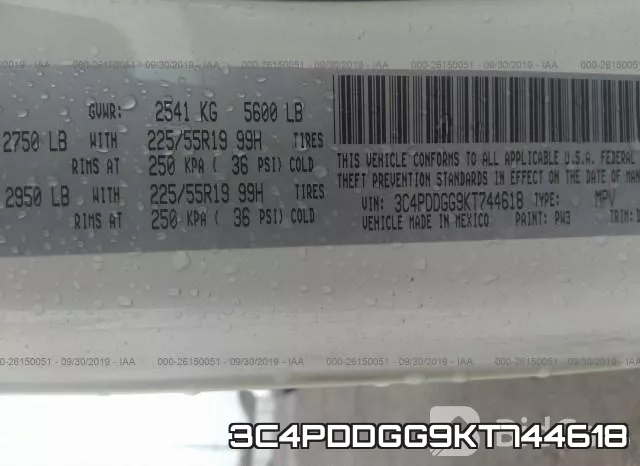 3C4PDDGG9KT744618 фото 10