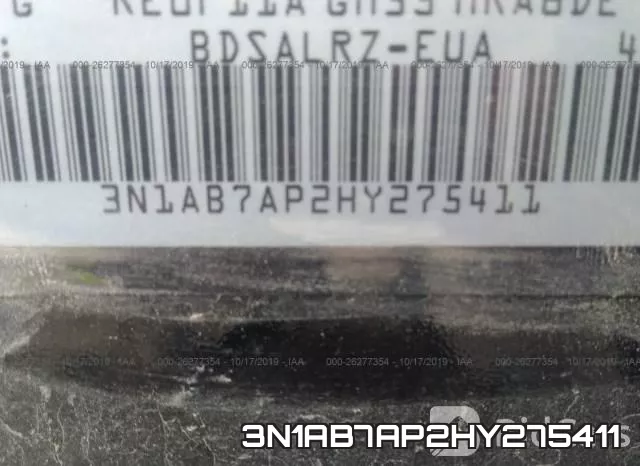 3N1AB7AP2HY275411 фото 10