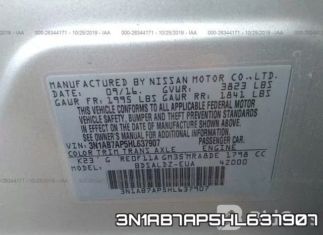 3N1AB7AP5HL637907 фото 10
