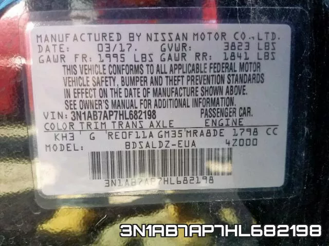3N1AB7AP7HL682198 фото 2