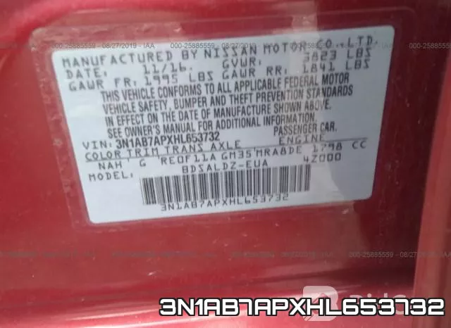 3N1AB7APXHL653732 фото 10