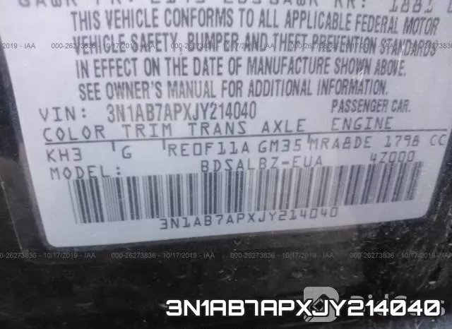 3N1AB7APXJY214040 фото 10