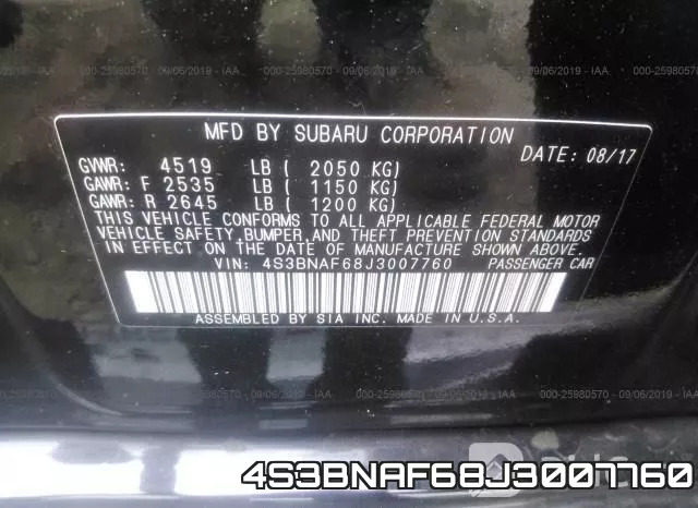4S3BNAF68J3007760 фото 10