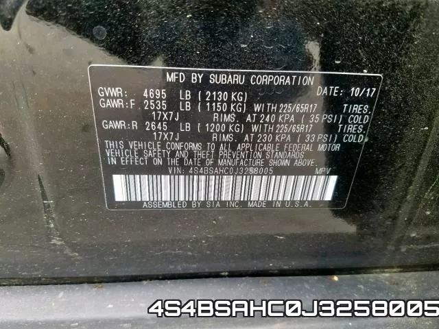4S4BSAHC0J3258005 фото 2