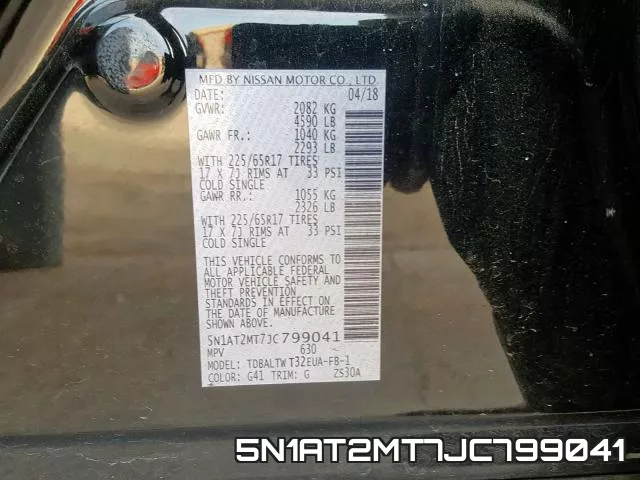 5N1AT2MT7JC799041 фото 2