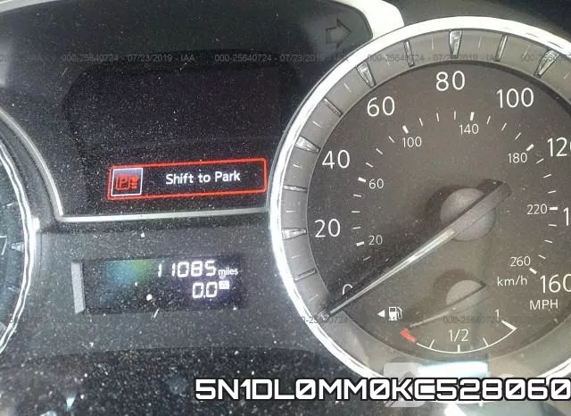 5N1DL0MM0KC528060 фото 8