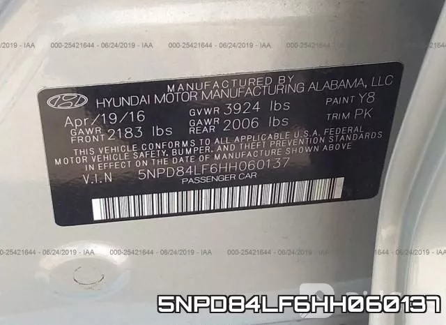 5NPD84LF6HH060137 фото 10