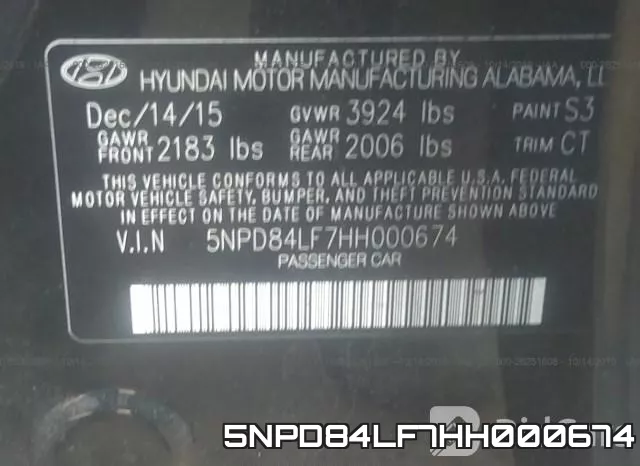 5NPD84LF7HH000674 фото 10