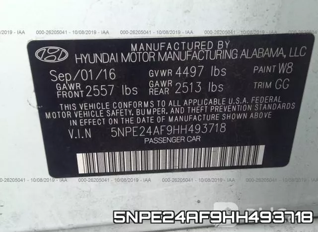 5NPE24AF9HH493718 фото 10