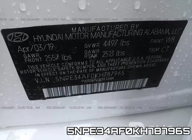 5NPE34AF0KH787965 фото 10