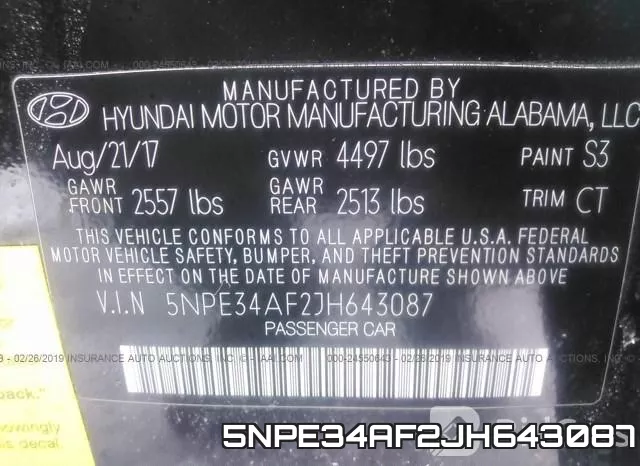 5NPE34AF2JH643087 фото 10