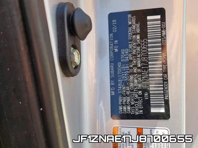 JF1ZNAE17J8700655 фото 2