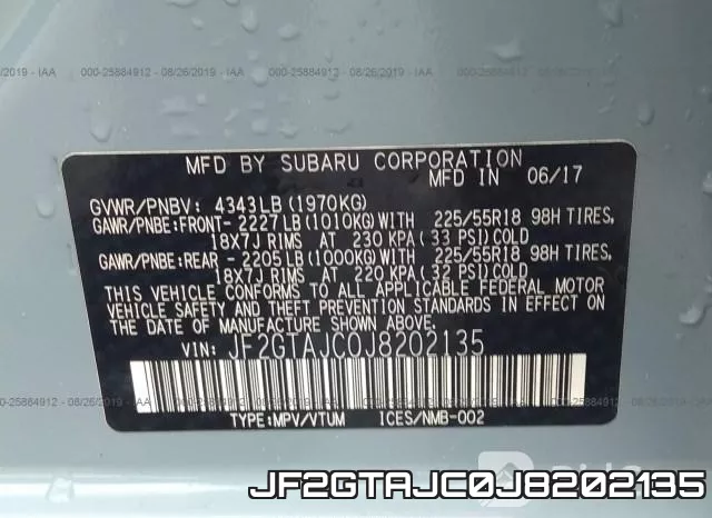 JF2GTAJC0J8202135 фото 10
