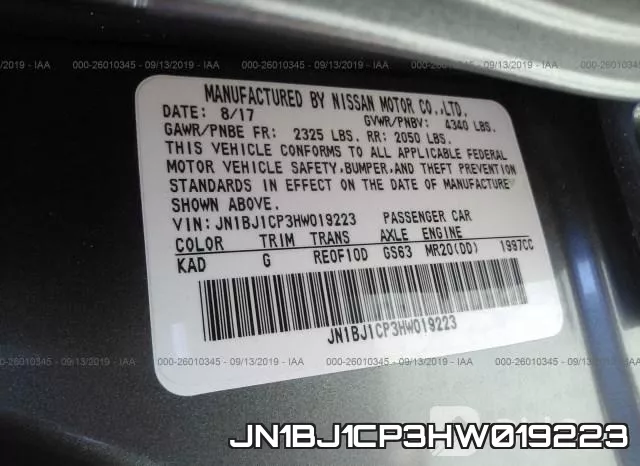 JN1BJ1CP3HW019223 фото 10