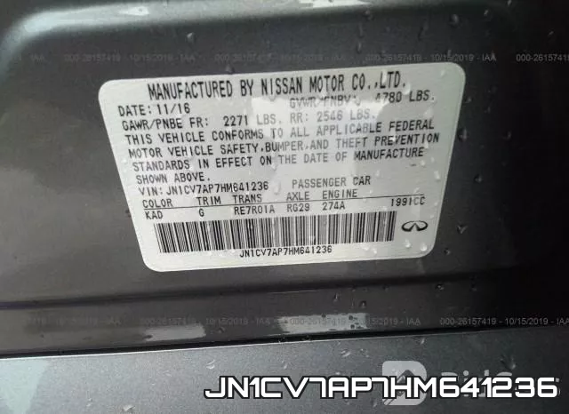 JN1CV7AP7HM641236 фото 10
