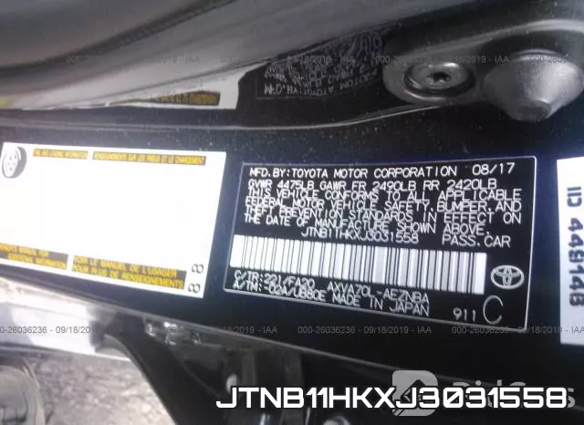 JTNB11HKXJ3031558 фото 10