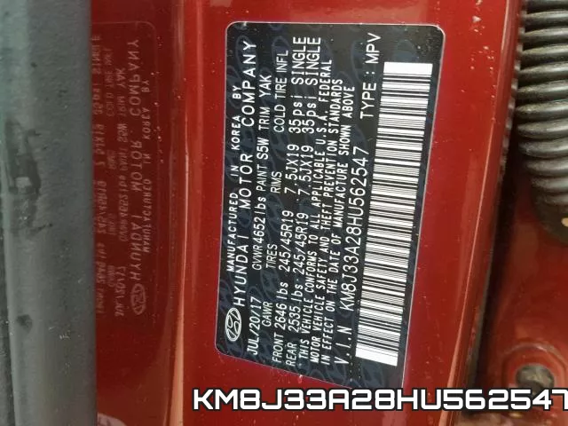KM8J33A28HU562547 фото 2