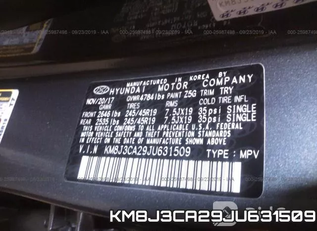 KM8J3CA29JU631509 фото 10