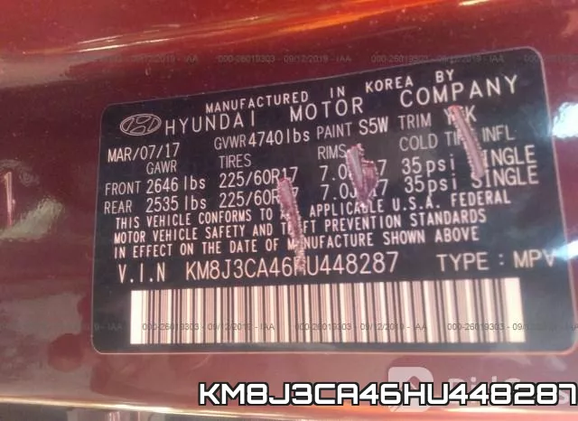 KM8J3CA46HU448287 фото 9