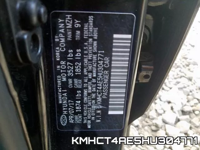 KMHCT4AE5HU304771 фото 2