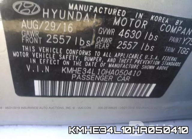 KMHE34L10HA050410 фото 10