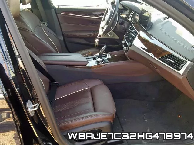 WBAJE7C32HG478974 фото 5