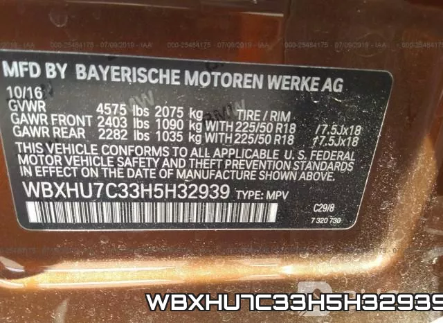 WBXHU7C33H5H32939 фото 10