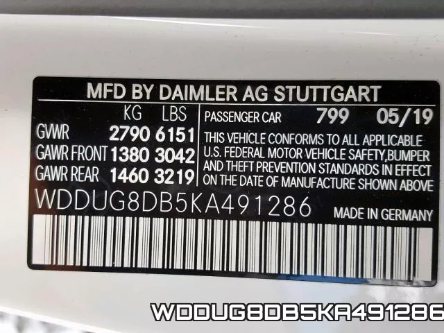 WDDUG8DB5KA491286 фото 2