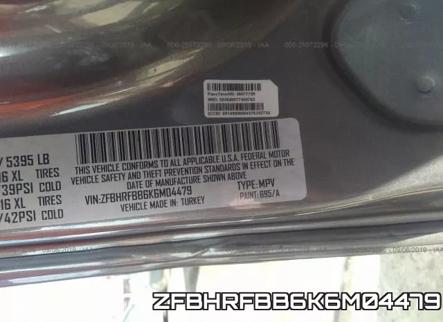 ZFBHRFBB6K6M04479 фото 10