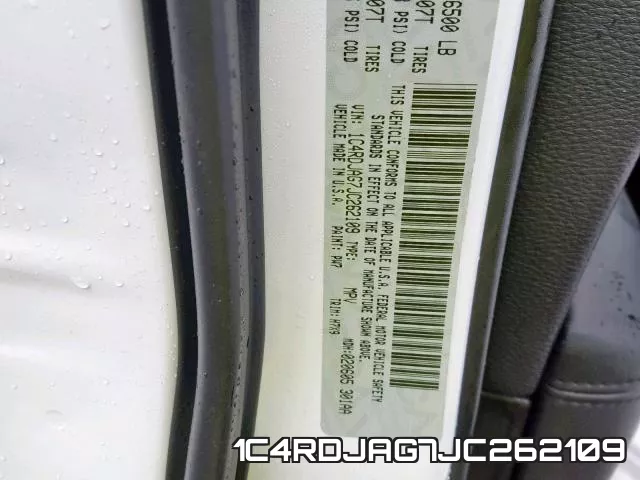 1C4RDJAG7JC262109 фото 2