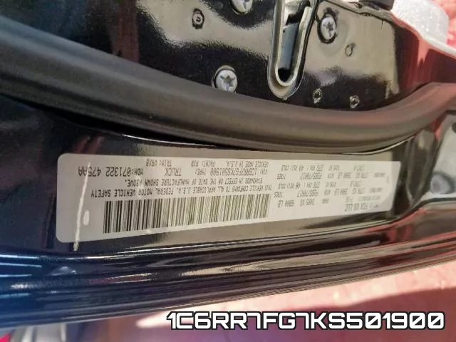 1C6RR7FG7KS501900 фото 2