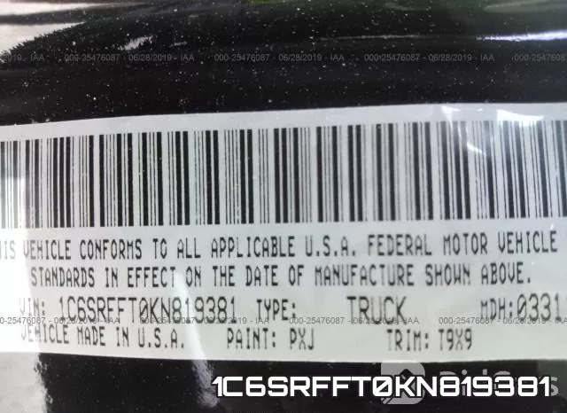 1C6SRFFT0KN819381 фото 10