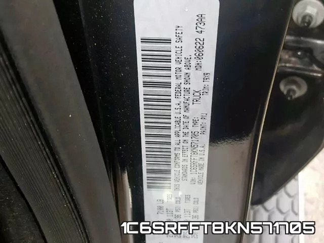 1C6SRFFT8KN571705 фото 2