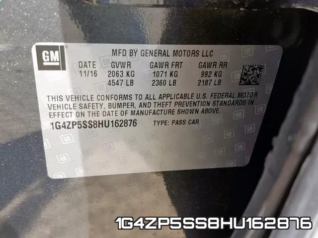 1G4ZP5SS8HU162876 фото 2