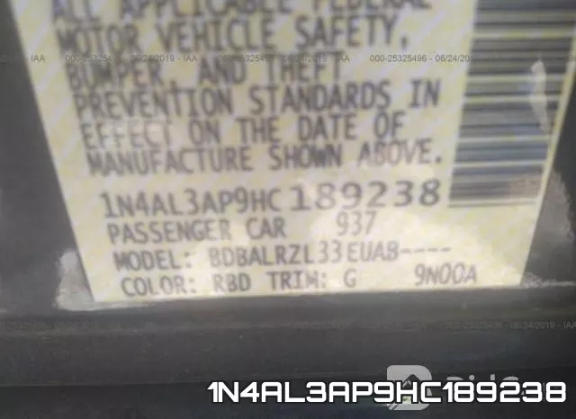 1N4AL3AP9HC189238 фото 10