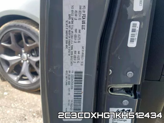 2C3CDXHG7KH512434 фото 2